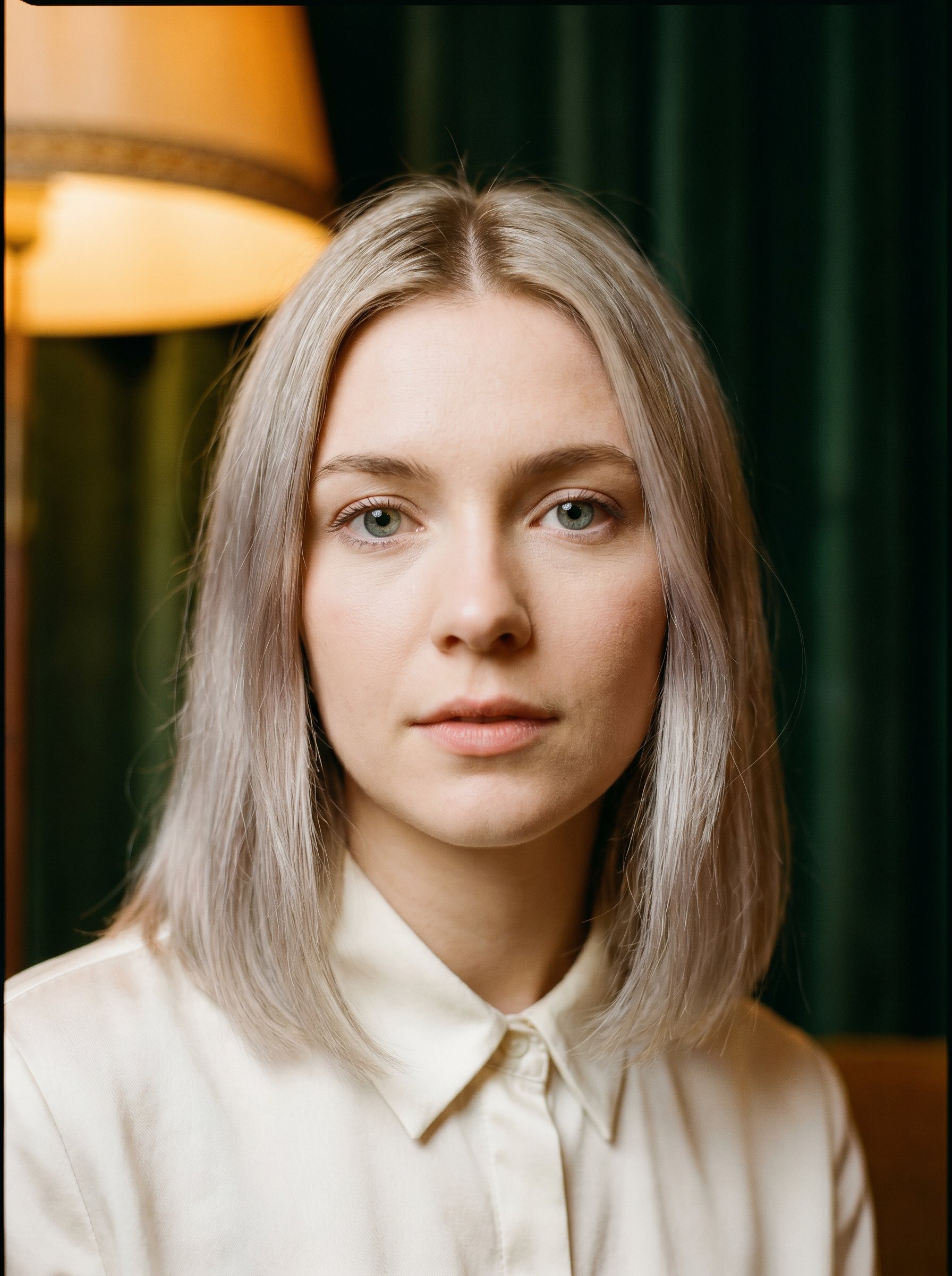 Portrait — Ola, tight head-and-shoulders, the Subject-Lock anchor for the wider context-frames below